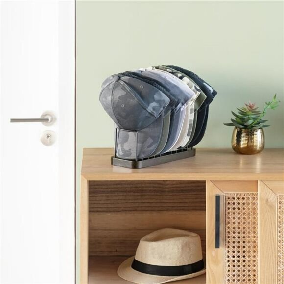 Mkono Hat Organizer Rack for Baseball Caps Desk Shelf Storage Holder Stand - Picture 2 of 7